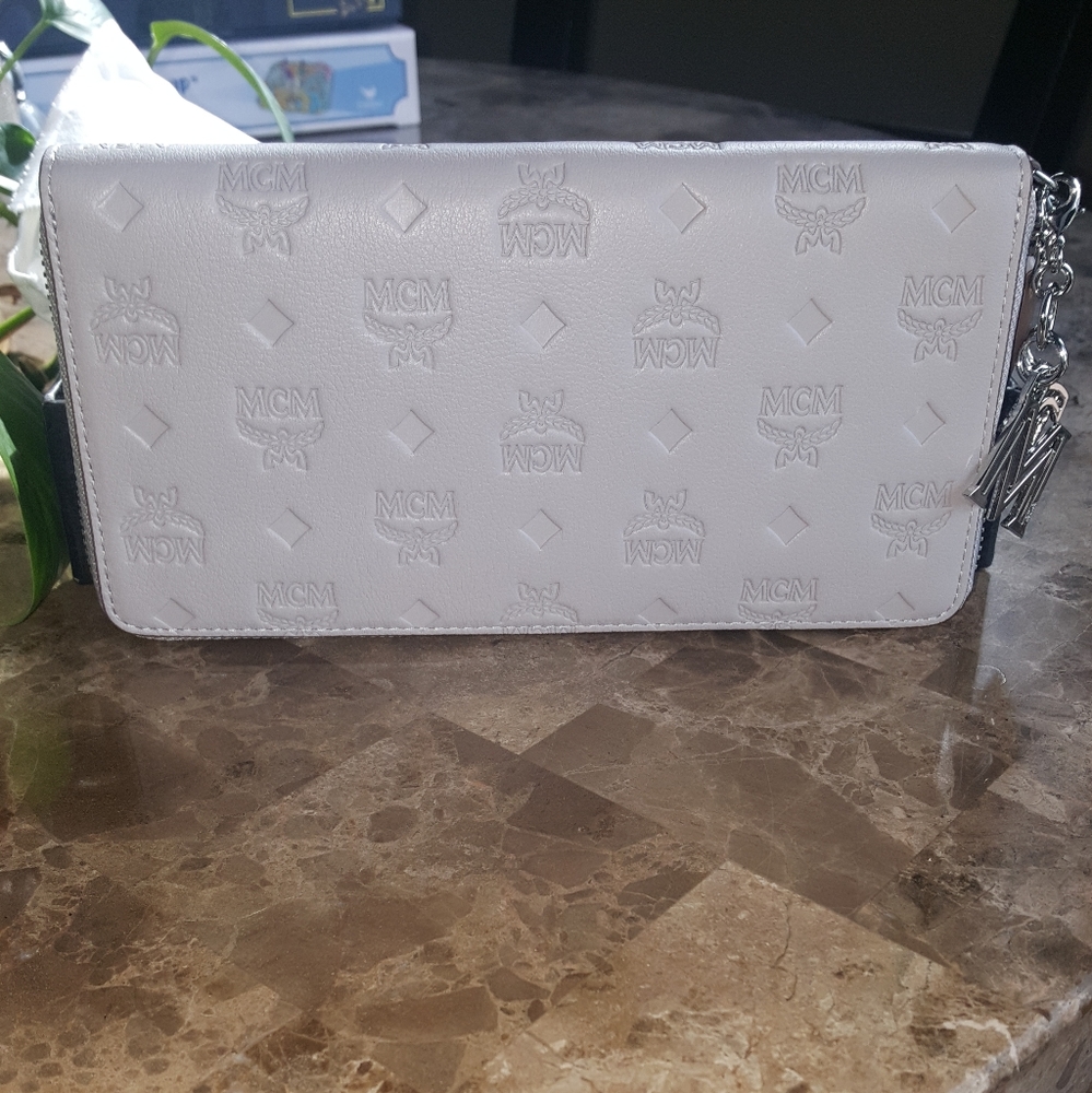 MCM Large Zip Around Wallet